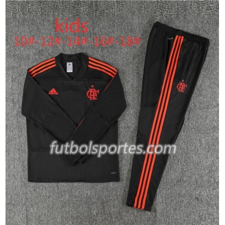 Flamengo Niño Sudadera de Entrenamiento Trajes Negro 2018/2019